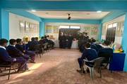 Students engaged in practical learning activities within the school's mathematics laboratory.