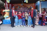 Students awarded medals for their achievements during the annual sports week.