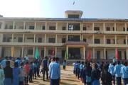 Fostering Discipline and Unity: Morning Assembly at Shree Babuji Ray Junai Thakur Secondary School.
