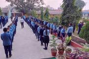 Morning Prayers of Shree Gogal Prasad Model Secondary School.