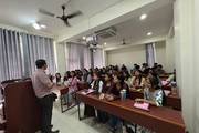 Mr. Shulav Shrestha conducts an insightful guest session on "ACCA Unlocked: Real Stories, Real Strategies" for students.