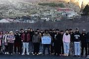 Students During Educational Tour to Mustang.
