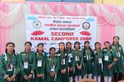 Dedicated Shree Narendra Janata Scout Troop Representing at the Kamal Scout Event