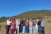 Students during their tour to Pokhara.