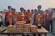 Victorious Moments: President Running Shield Winner of Nepal Adarsha Secondary School