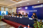GCI Model United Nations 2026 Press Conference at Global College International.