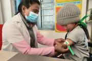 Primary Health Check-up Conducted for Class 2 Students at Shree Kedar Secondary School.