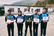 Nava Jagrit Secondary School students secure the second position in the Modi Rural Municipality-level Quiz Competition.
