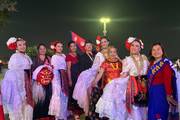 Performers represent Nepal with a vibrant showcase of traditional and diverse cultural heritage at the RANN Festival's Amdabad Stages.
