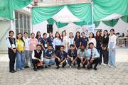 Students participating in the SCM Udyami Mela & Free Health Camp 2026 to promote entrepreneurship and community health awareness.