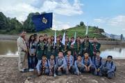 Ready for Adventure: Himal Darshan Secondary School Scouts on an Excursion.