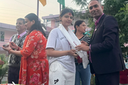 A tradition of honor. Welcoming our students with the warmth of a 'Khada' and blessings for a bright future ahead