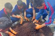Students Getting Hands-on Experience with Soil Preparation and Sustainable Agriculture