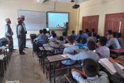 Modern Classroom: Smart Board Teaching at Shree Satyavadi Secondary School