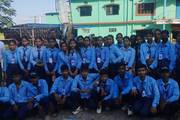 A group of students in Ram Janaki School's uniform.