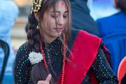 Infomax Student Wearing Cultural Dress in a Cultural Event