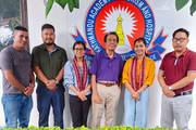 Students received an International Scholarship.