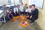 Students and Faculty Unite for Tihar Festivities