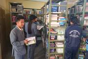 Students in the Library at Ram Shah Secondary School