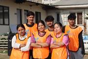 Students demonstrate teamwork and athletic commitment during the institution's annual sports meet.