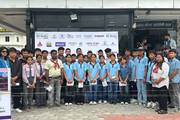 Students participated in an event organized by Skill Sewa.