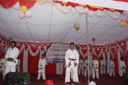 Students Taekwando Performance at Geetanjali Program
