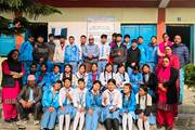Students and teachers of Gokundeshwor Secondary School.