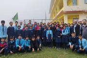 Group Photo of the Students and Teacher of Shree Saraswati Secondary School.