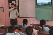 Teaching at Prakash Secondary School