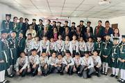 The scout troop of Shivapuri Secondary School.