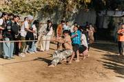 A tug of war competition was held at the Kathmandu College of Central State.