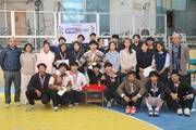 The winning team with their trophy and medals during the Utkrishta Sports Meet 2082.