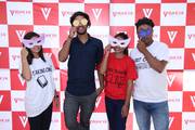 Students participating in engaging social activities during a campus event.