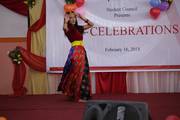 Students of Virinchi College participating in a celebratory event organized by the college.