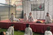 Yoga Session at Modern School and College.