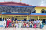Celebration of Rakshya Bandhan at the class Nursery and LKG