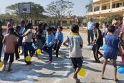 Children engaging in sport activities