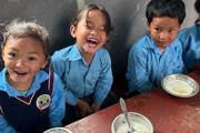Ashar 15 & Paddy Day Celebration: Enjoying Curd and Chiura at Shree Komin Shyamey Wangphel Secondary School