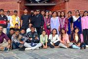 Students and faculty members during a recent educational excursion.