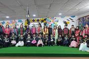 Young learners celebrate their first academic milestone during a UKG graduation ceremony.