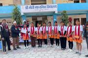 Shree Moti Secondary School awards high-achieving students during its Parents Day program.
