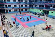 Students participating in a Kabaddi match as part of the school's extra-curricular activities.