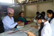 Knowledge Hub: Students Engaged in Learning at the Janak Model Secondary School Library