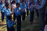 Daily Inspiration: Morning Assembly at Shree Sharada Secondary School
