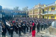 Morning Assembly: Starting the Day Right at Shree Saraswati Secondary School