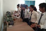 practical session of students studying Diploma in Electrical Engineering