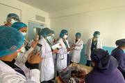 pratical at Himalayan Ayurveda Medical Science College