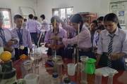Practical session in the science lab