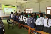 Coding the Future: Scratch Programming Session by Pokhara University Students at Shree Indra Rajya Laxmi Secondary School