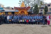 Proud Students: Group Photo at Daunne Devi Secondary School
